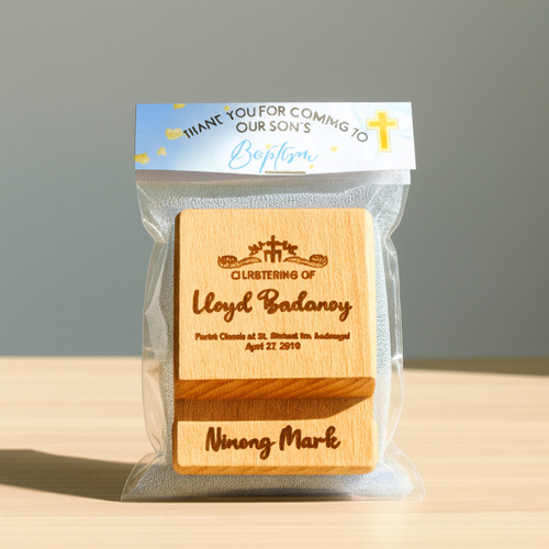 Plastic Wooden Packaging w/ tag Thumbnail