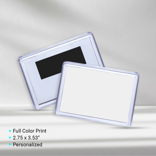 Acrylic Rectangular Photo Magnet  Thumbnail
