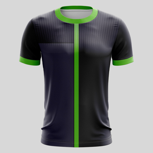 Green Line Design Full Print Roundneck Shirt Thumbnail