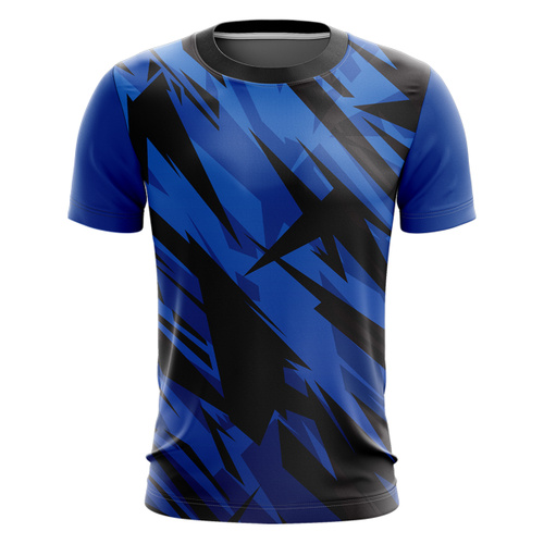 Abstract Destroyed Design Full Print Roundneck Shirt Thumbnail