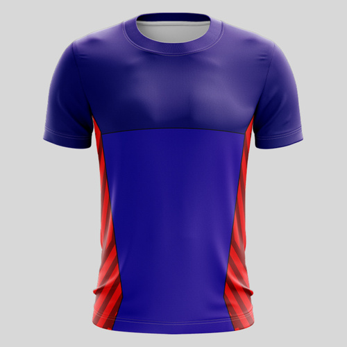 Violet Esport Pattern Full Print Roundneck Shirt Thumbnail