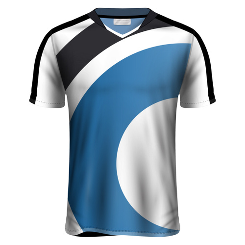 Tricolor Esport Design Full Print Roundneck Shirt Thumbnail
