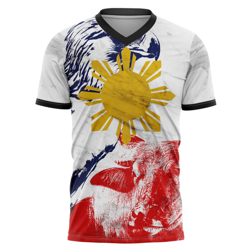 Philippine Design V-Neck Shirt Full Print Sublimation Thumbnail