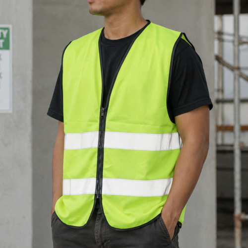 Work Safety Vest with Reflector Strips Thumbnail