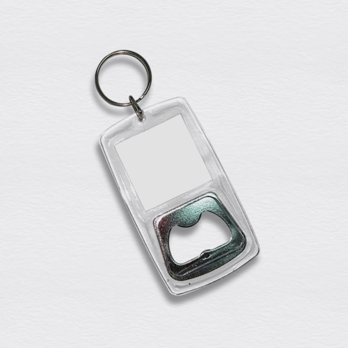 Acrylic Bottle Opener Keychain - K32 Thumbnail