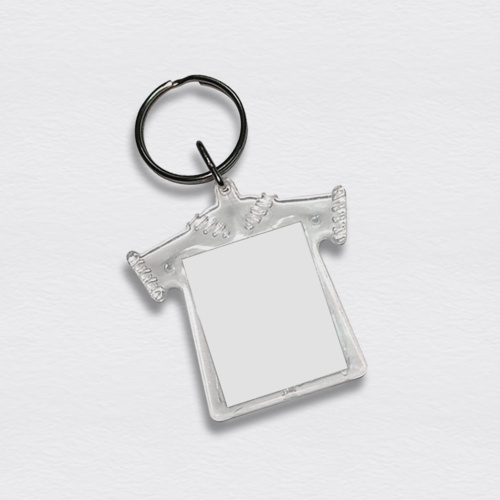 Acrylic Ladies T-Shirt Keychain - K7 Thumbnail