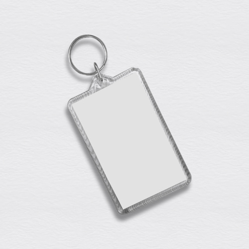 Acrylic Big Rectangle Keychain - F1 Thumbnail