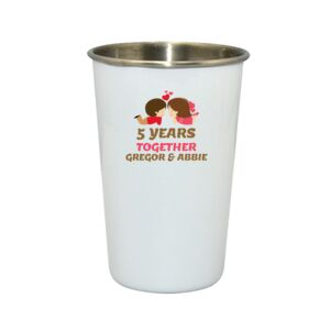 Sublimation 17oz 500ml Stainless Steel Tumbler (White) Thumbnail