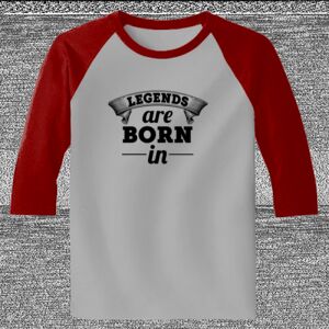 Raglan 3/4 Roundneck Shirt (Gray Body) Thumbnail