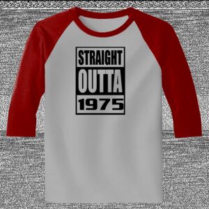 Raglan 3/4 Roundneck Shirt (Gray Body) Thumbnail