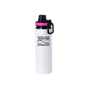 28oz Aluminum Water Bottle White Body Thumbnail