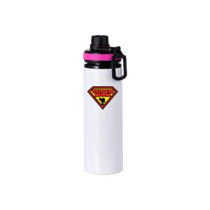 28oz Aluminum Water Bottle White Body 28oz Aluminum Water Bottle White Body Thumbnail