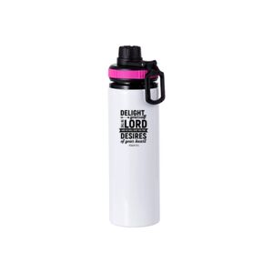 28oz Aluminum Water Bottle White Body Thumbnail