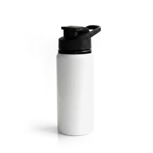 600ml Aluminun Bottle with Black Portable Lid 600ml Aluminun Bottle with Black Portable Lid Thumbnail