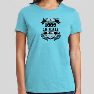 Premium Cotton CVC Roundneck T-shirt (Ladies) Thumbnail