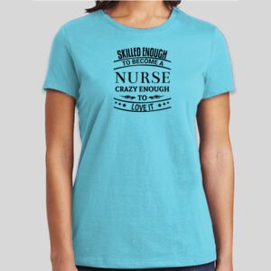 Premium Cotton CVC Roundneck T-shirt (Ladies) Thumbnail