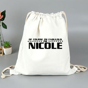 Canvas Drawstring Bag Thumbnail
