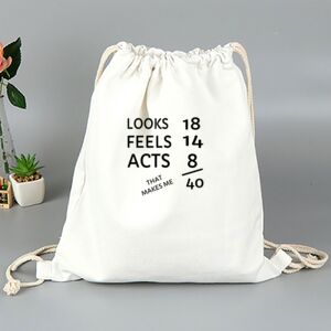 Canvas Drawstring Bag Thumbnail