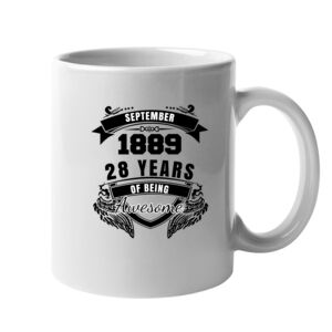 11oz Ceramic White Mug Thumbnail
