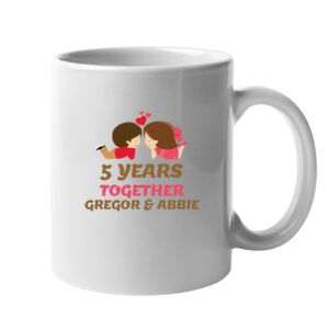11oz Ceramic White Mug Thumbnail