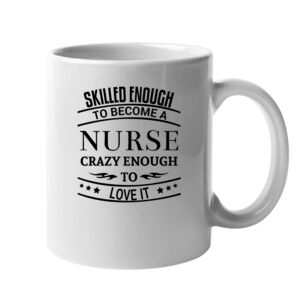 11oz Ceramic White Mug Thumbnail