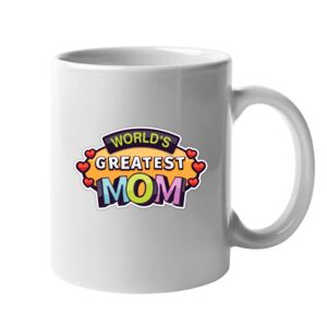 11oz Ceramic White Mug Thumbnail