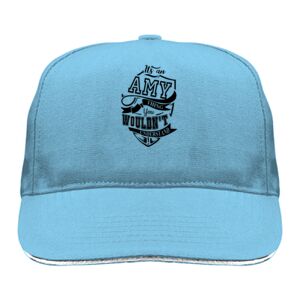 Sandwich Twill Cap with White Line Thumbnail