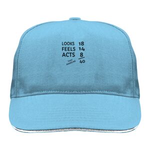 Sandwich Twill Cap with White Line Thumbnail