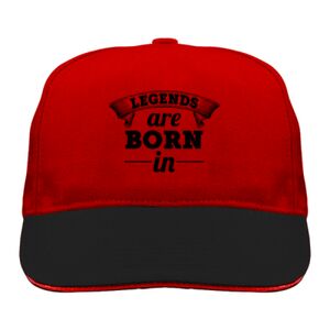 Sandwich Twill Cap with Red Line Thumbnail