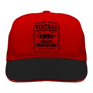 Sandwich Twill Cap with Red Line Thumbnail
