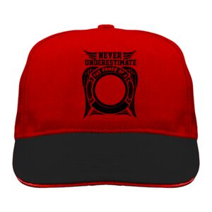 Sandwich Twill Cap with Red Line Thumbnail