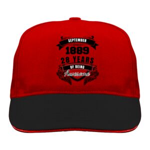 Sandwich Twill Cap with Red Line Thumbnail