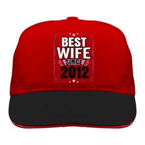 Sandwich Twill Cap with Red Line Thumbnail