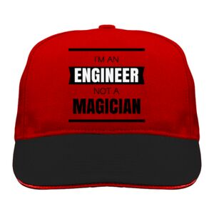 Sandwich Twill Cap with Red Line Thumbnail