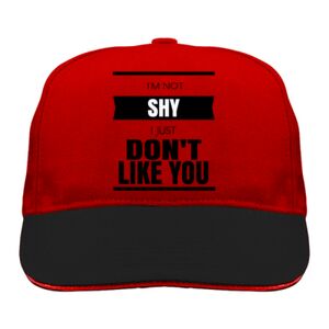 Sandwich Twill Cap with Red Line Thumbnail