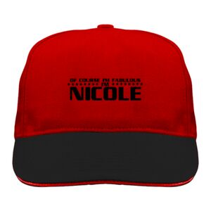 Sandwich Twill Cap with Red Line Thumbnail
