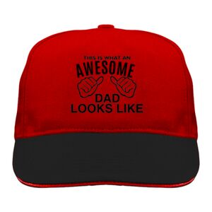 Sandwich Twill Cap with Red Line Thumbnail