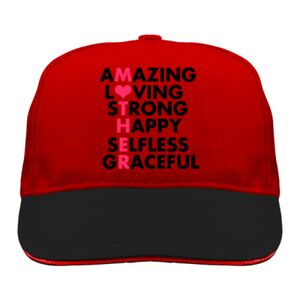 Sandwich Twill Cap with Red Line Thumbnail