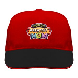 Sandwich Twill Cap with Red Line Thumbnail
