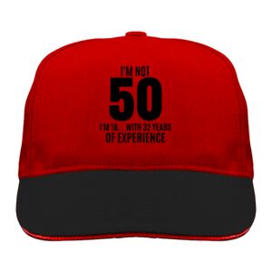 Sandwich Twill Cap with Red Line Thumbnail