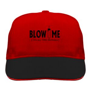 Sandwich Twill Cap with Red Line Thumbnail