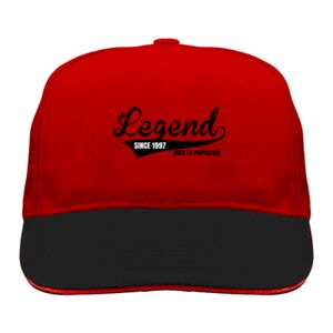 Sandwich Twill Cap with Red Line Thumbnail