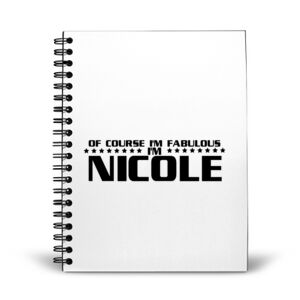 2 Side Print Spring Notebook Thumbnail